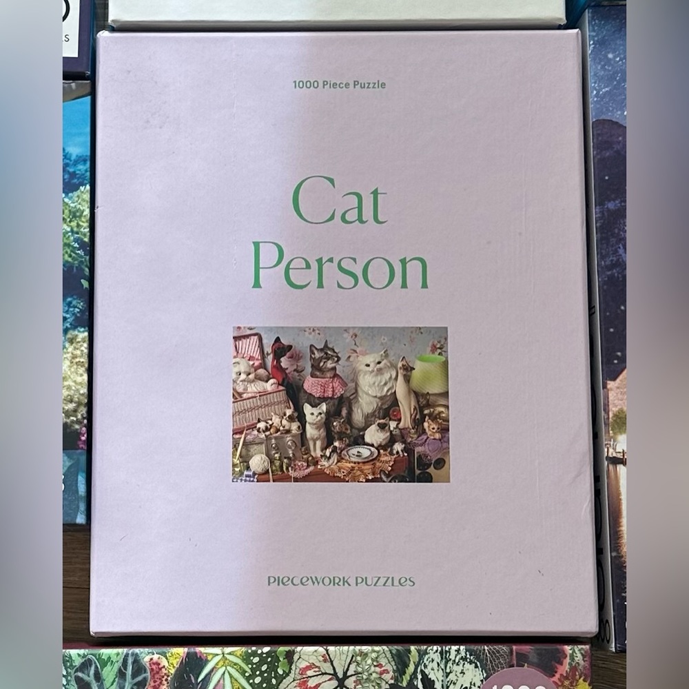 “Cat Person” 1000 Piece Piecework Puzzles